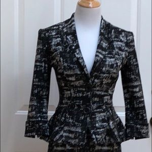 Black and white Bettie Page suit by Tatyana XS